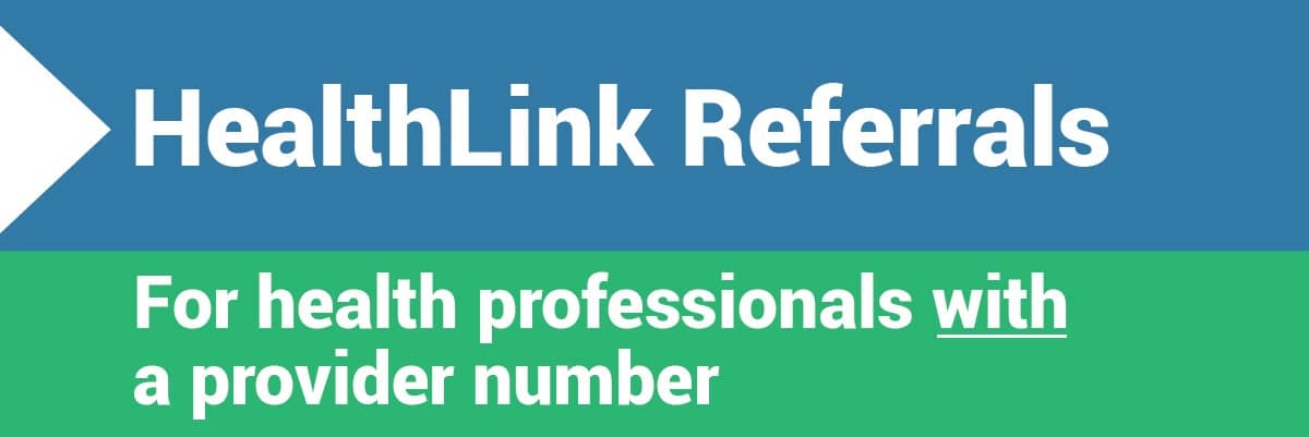 healthlink referrals with number community health