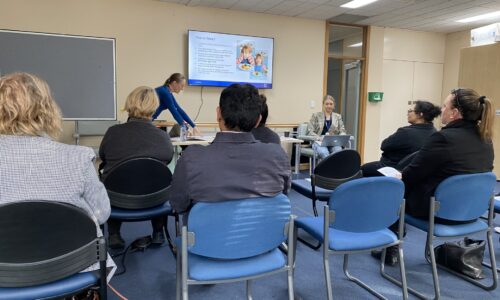 Early years service cooks attending a Cooks Network training session